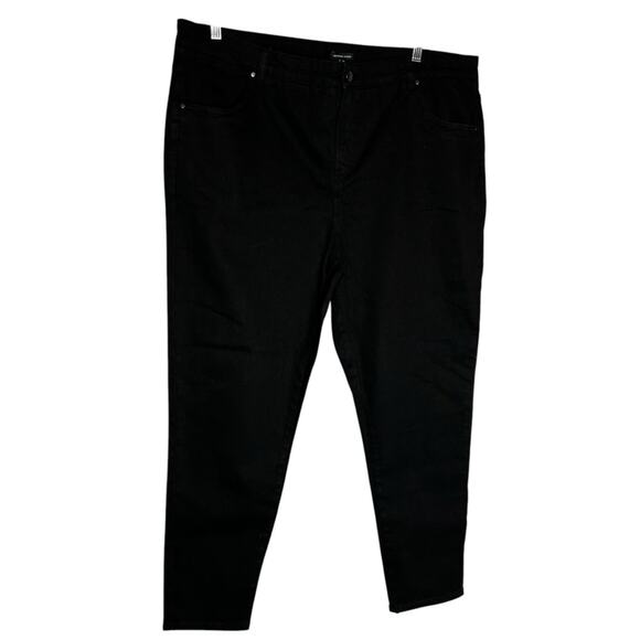 NWT Universal Standard Black High Rise Waist Skinny Jeans Size 26 - Picture 1 of 6